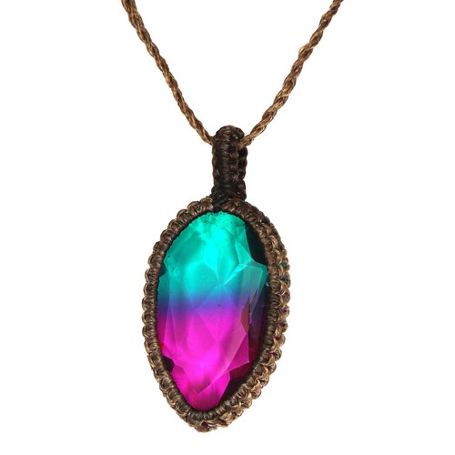 Collana macramè fatta mano - collana,