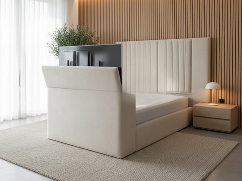Struttura letto pannello - struttura, tv