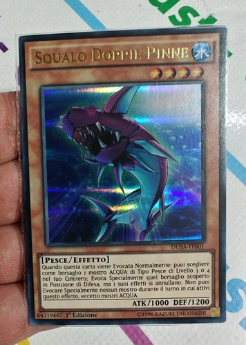 Squalo doppie pinne - doppie, rara