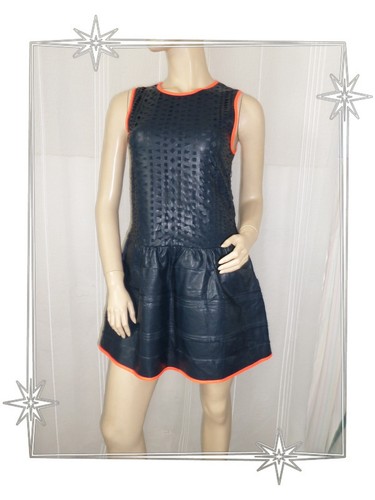 Magnifique robe marine - -,