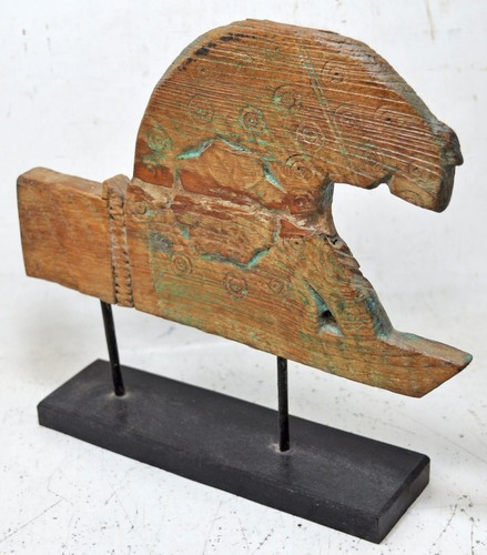 Antico legno testa di - legno,