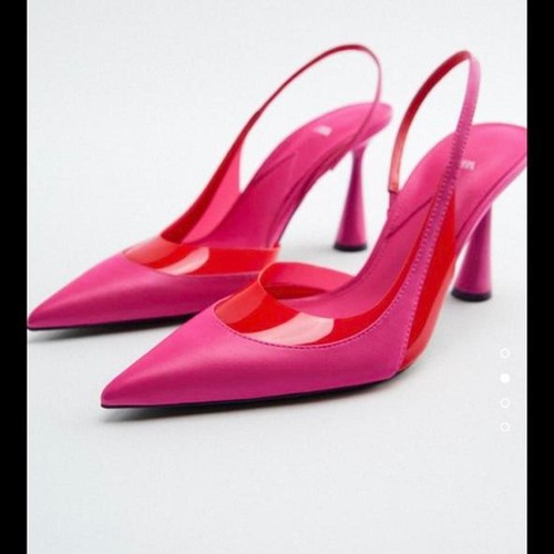 Zara tacco slingback - , punta