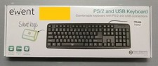 TASTIERA NERA EWENT EW3108 USB / PS2 