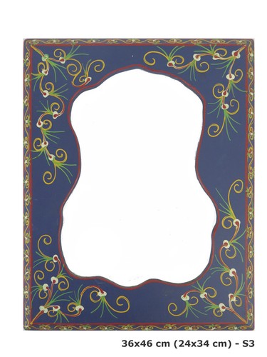 Cornice vintage legno dipinto - cornice,