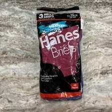 Confezione 3 slip intimo uomo Hanes nuovi vintage colori