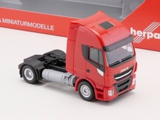 Herpa 312233 Iveco Stralis NP 460 trattore rosso 1:87 COME NUOVO! Confezione Originale SG 1703-06-5