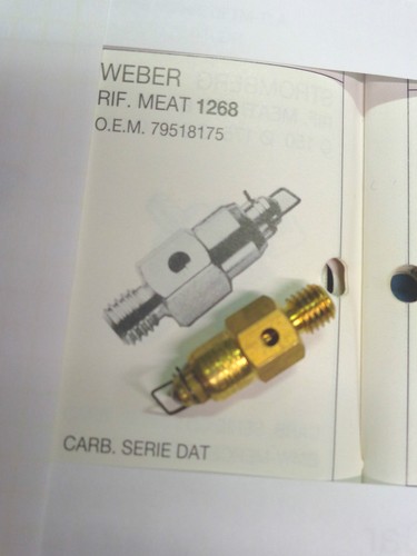 Spillo carburatore lancia beta - spillo,