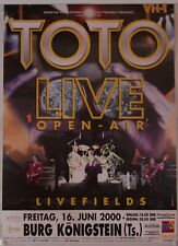 Toto Concert Poster Live Open