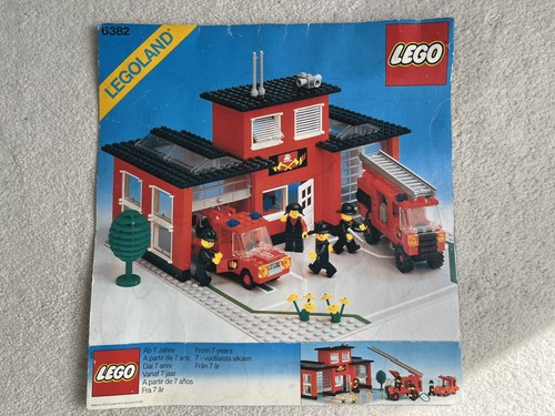 Lego town fire station 6382 - town,