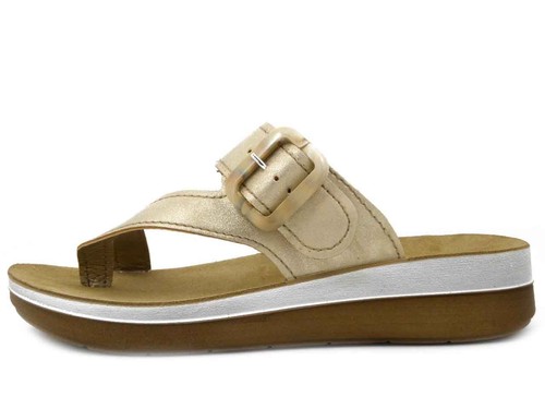 Ciabatte donna infradito beige - ciabatte,