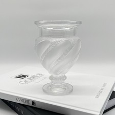 Vaso vetro firmato lalique - vetro,