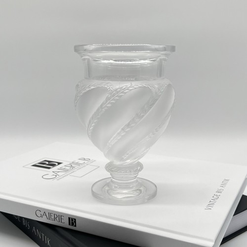 Vaso vetro firmato lalique - vetro,
