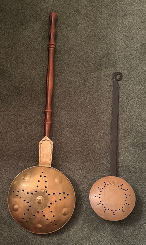 Coppia antichi scaldaletto - coppia,
