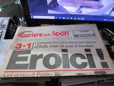 CORRIERE SPORT anno 66° n. 144 - 12/7/1982 "EROICI!" ITALIA CAMPIONE MONDO 1982