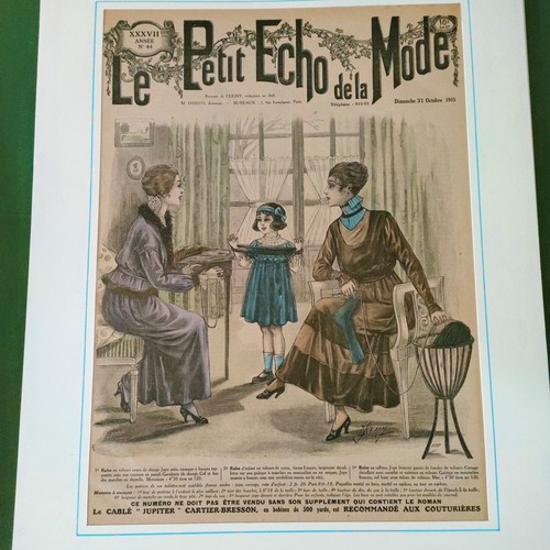 Stampa moda francese - francese, 1916