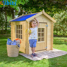 Casetta per Bambini - Da Giardino - in Legno L111Xl113Xa121Cm/0,9 M2 - Da Gioco 