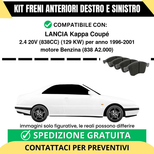 Pastiglie freno anteriori per - freno,