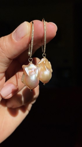 Orecchini con perle barocche