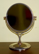 Specchio da Tavolo Basculante Metallo dorato Anni’60