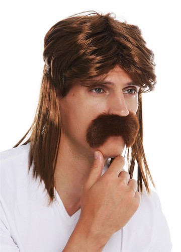 Parrucca barba halloween - parrucca,
