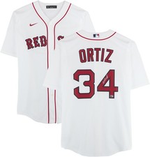 David Ortiz Boston Red Sox Autographed White Nike Replica Jersey