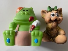 Coppia di salvadanai vintage