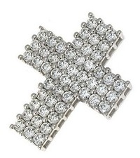 CROCE ORO pendente 18 kt