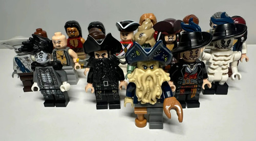 Lotto minifigure lego pirati - minifigure,