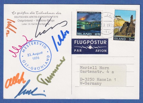 Cartolina 1976 spedizione - cartolina,