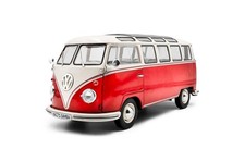 VW T1 Samba Bus 1962 rosso bianco modellino auto 1:18 Solido
