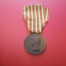 Medaglia 1915 1918 Bronzo Nemico Unità D' Italia
