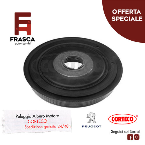 Puleggia albero motore peugeot - puleggia,