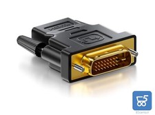 Adattatore DVI-D Dual Link (24 +1) Maschio a HDMI Femmina Bidirezionale FULL HD