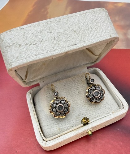 Patch earrings vintage - vintage, 1950s