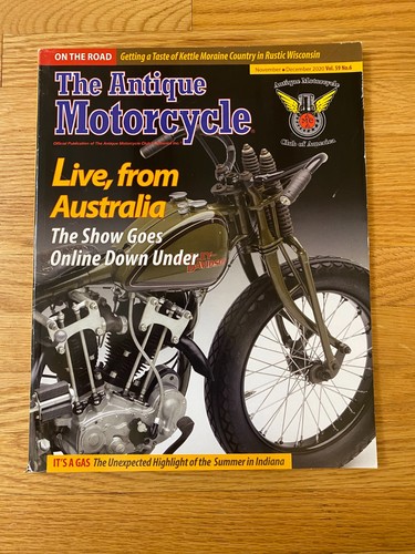 The antique motorcycle - the,