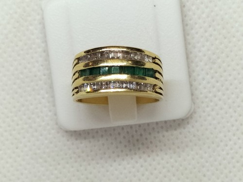 Anello fascia oro ct con - anello, 18