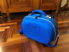 valigia beauty case rigido sergio tacchini blu azzurra