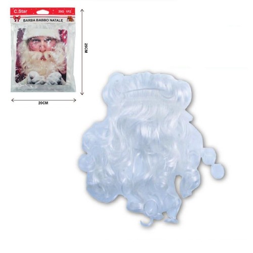 Barba bianca babbo natale - barba,