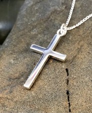 Collana Croce Semplice Argento