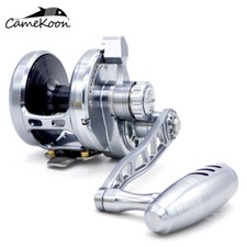 Mulinello da Pesca CAMEKOON Leva Drag Jigging 88LB Drag Power Acqua Salata Grande Gioco Mulinello