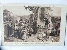 cartolina l'arte in montagna G. Induno