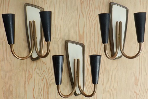 Vintage wall light fittings - wall,