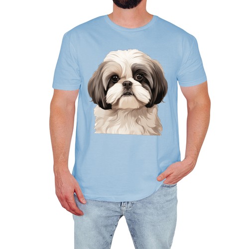Shirt uomo carina shih - shih, tzu