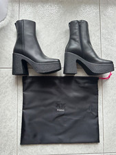 Pinko Stivaletto donna coriandolo in pelle nero di vitello  boot woman donna, 35