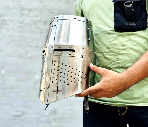 Elmo crusader medievale fatti - medievale,
