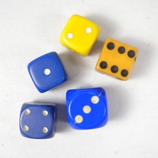 LOTTO STOCK 5 DADI DA GIOCO