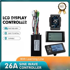 Regolatore onda sinusoidale bici elettrica tre modalità 36V 48V 26A con display LCD colorato