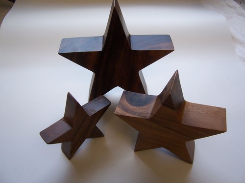 Set stelle legno - 3,