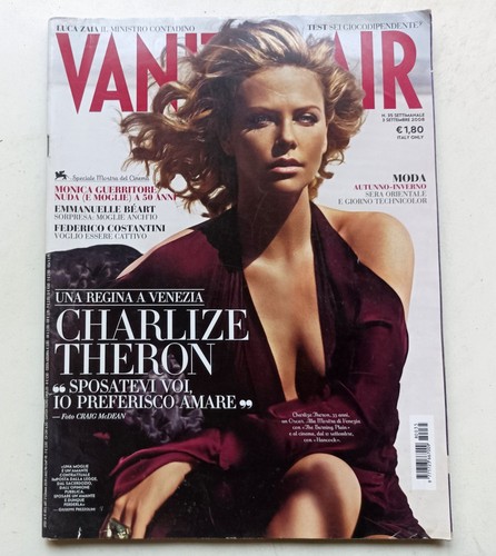 Rivista vanity fair charlize - rivista,