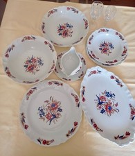 Servizio piatti da 12 + insalatiera + zuppiere porcellana Limoges France